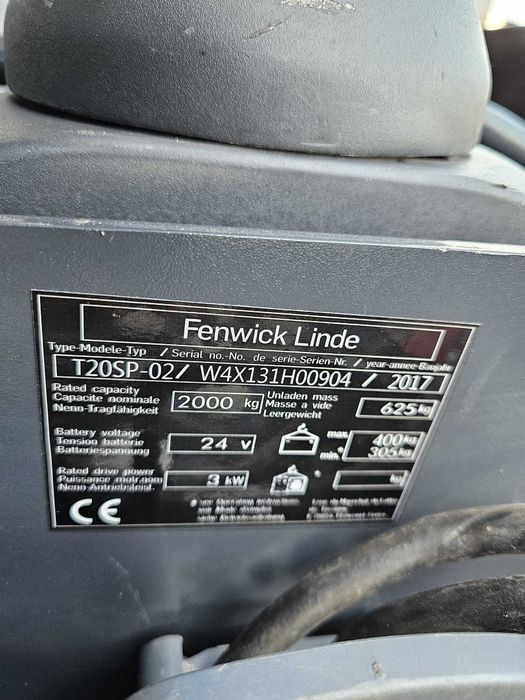 Porta-Paletes 2017 Linde T20SP