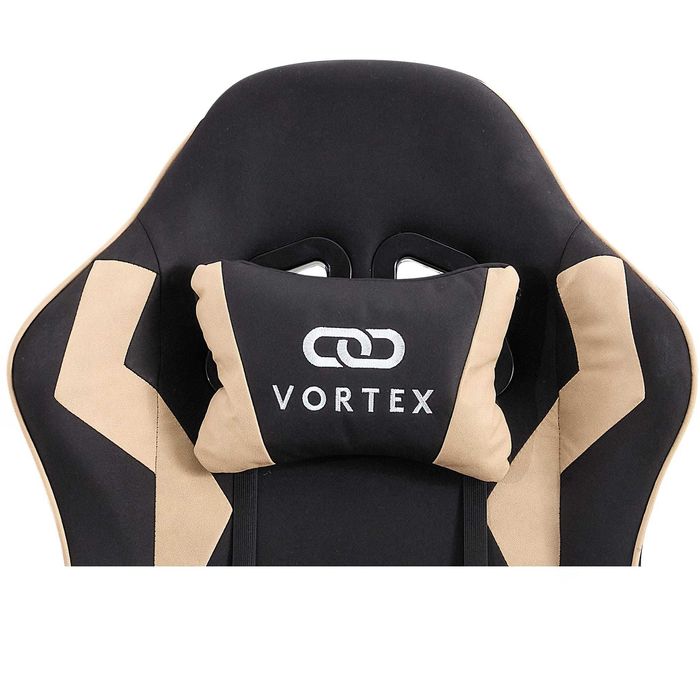 Fotel Gamingowy Vortex Beige Tkanina - Gaming i Ergonomia