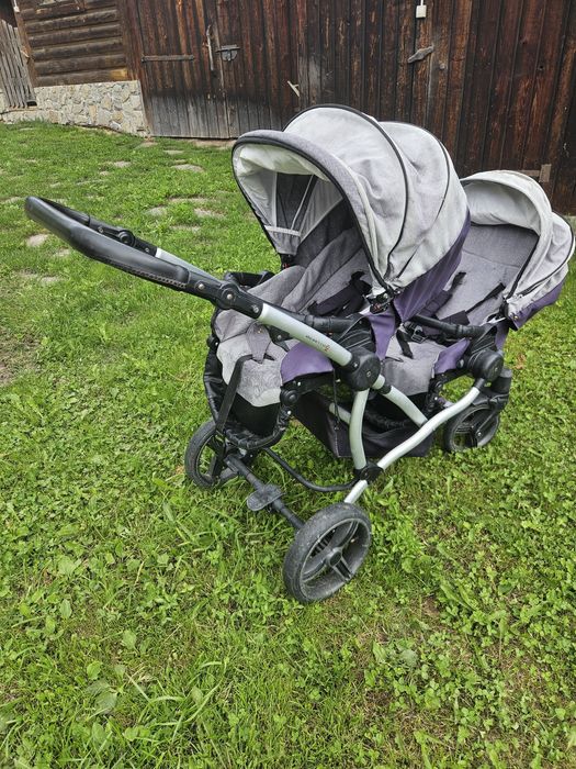 Wózek fortwo 42 bliźniaki twin, spacerówka i gondola