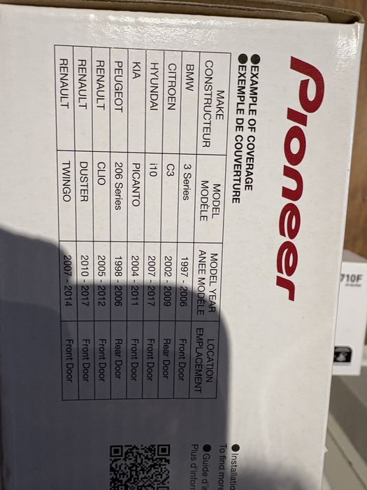 Pioneer TS-G1310F + TS-G1710F – głośniki samochodowe – komplet