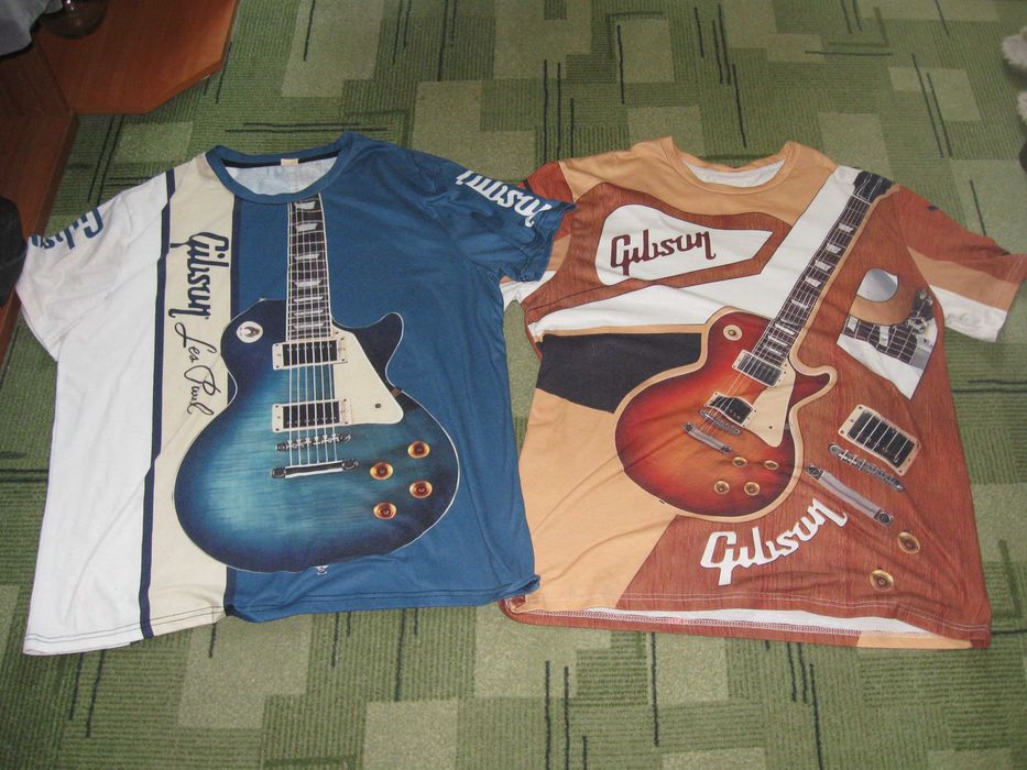 Футболка-мерч гітара Гібсон