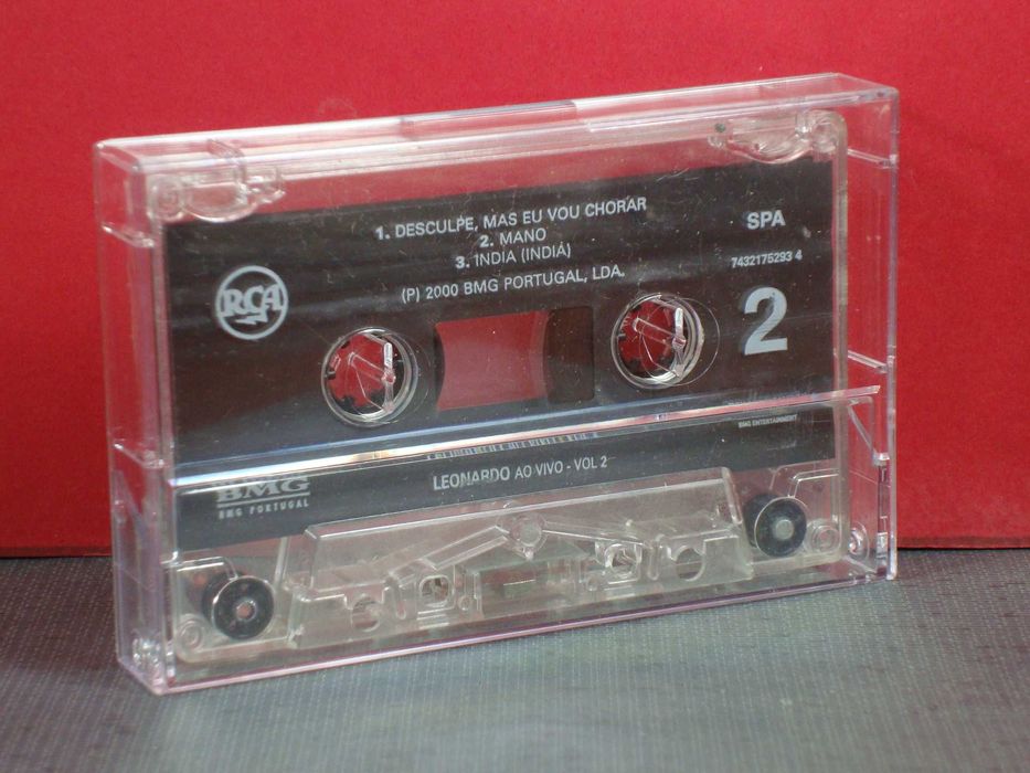 Leonardo - Ao Vivo Vol.2 / Cassete / VG Plus