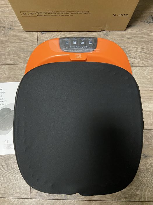 Masażer do stóp Snailax wibracyjny z podgrzewaniem 36 W