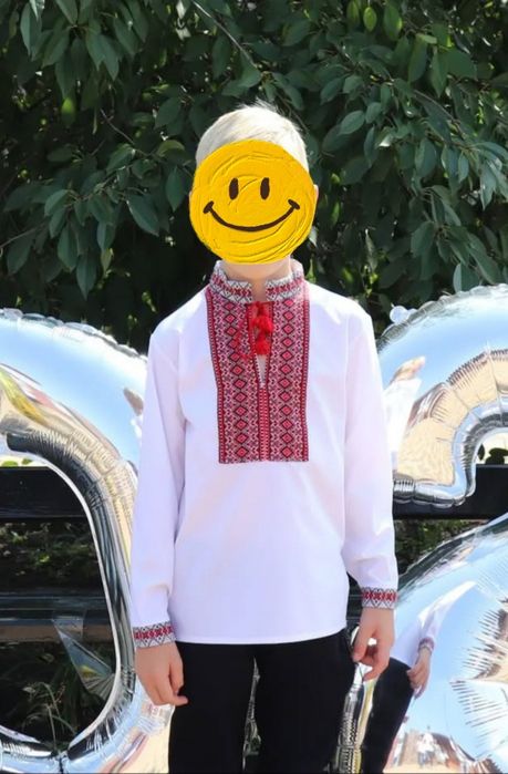 Вишиванка хлопчик зріст 122см стан нової