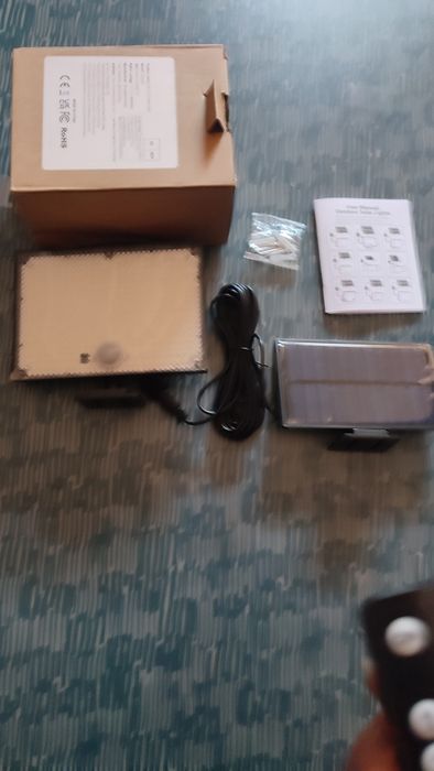 Luz 400 led solar