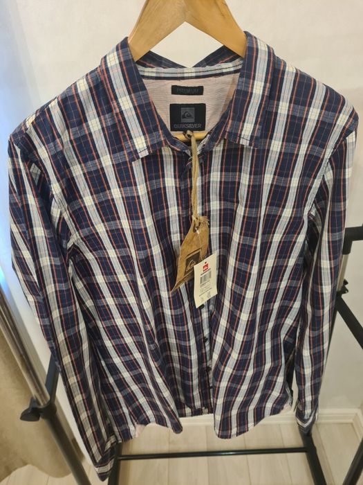 Рубашка сорочка мужская Quicksilver KRMSH133 MULLENS NAVY