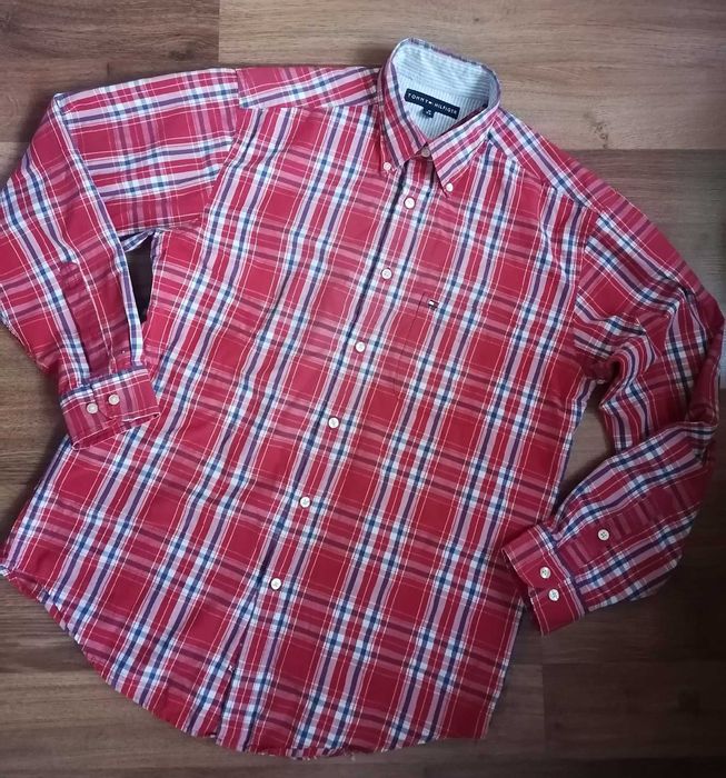 TOMMY HILFIGER świetna koszula stan idealny M