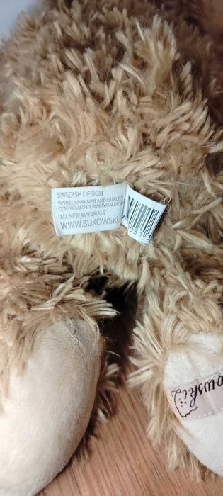 Miś Bukowski Helena maskotka handmade rękodzieło Helenka prezent Retro