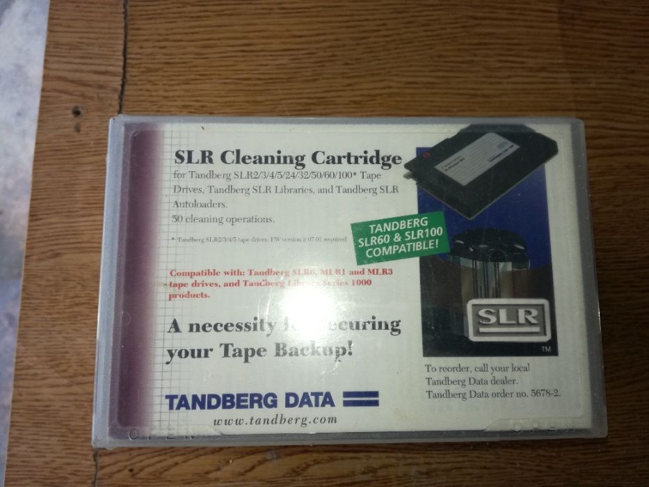 4 Cleaning tapes Tandberg SLR2/3/4/5/24/32/50/100 novas.