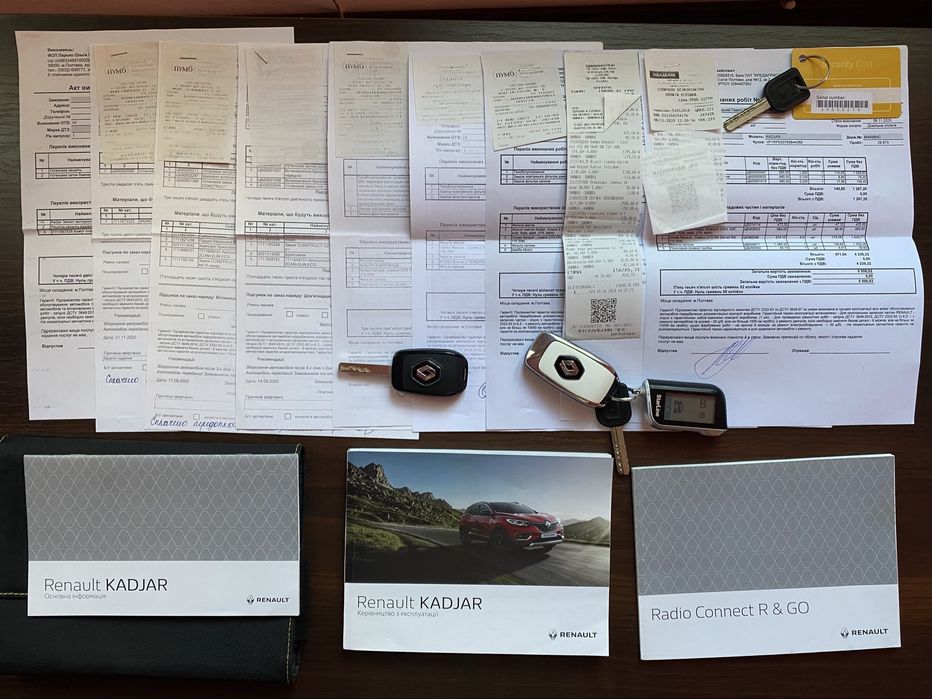 Офіційний Renault Kadjar 2020 мінімальний пробіг, 1 власник