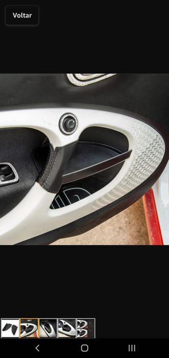 Smart fortwo 453 prateleiras de arrumação das portas esq e direita
