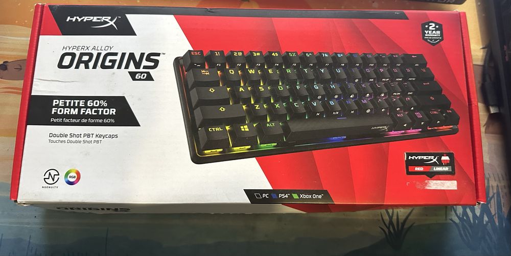 Клавиатура HyperX alloy origins 60