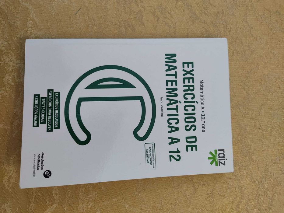 Exercícios de Matemática A 12 - 12.º Ano (NOVO)