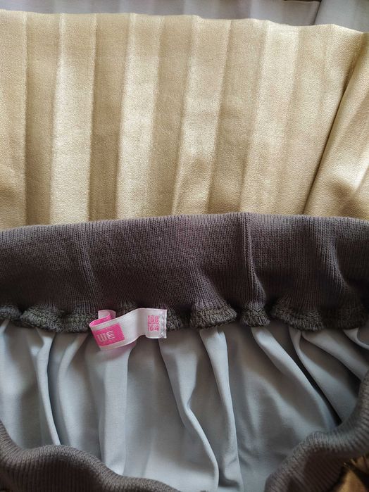 Złota plisowana spódniczka r.140 146