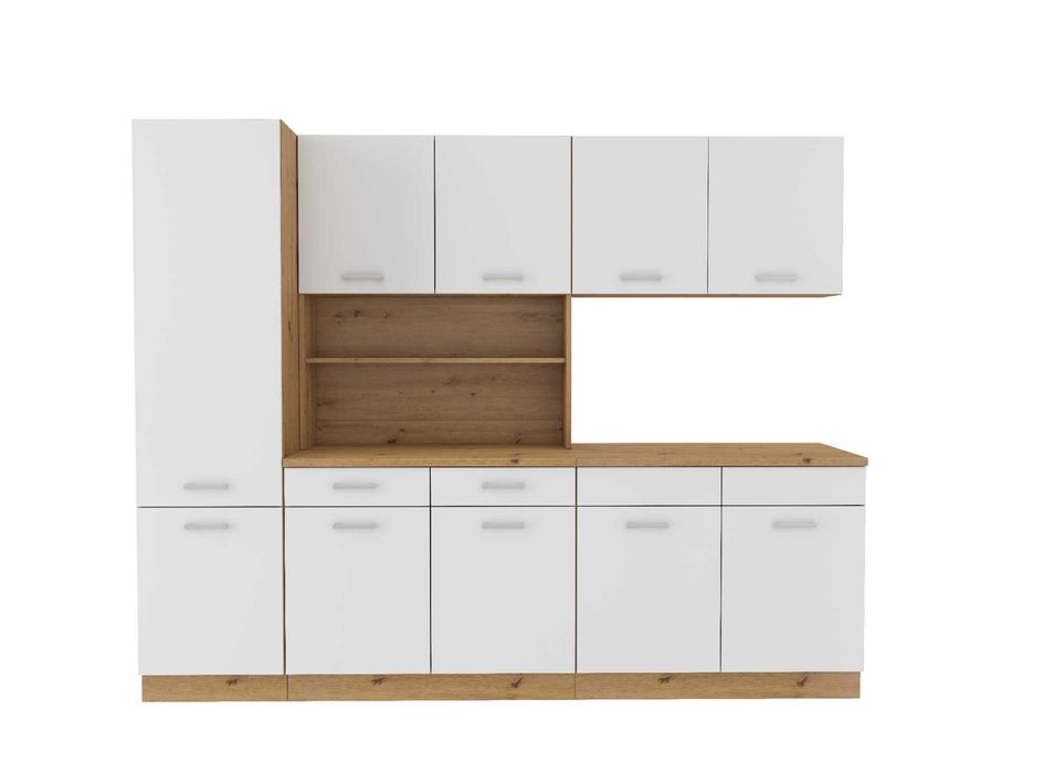 Kredens kuchenny, bufet MARIA BIAŁY + DĄB ARTISAN