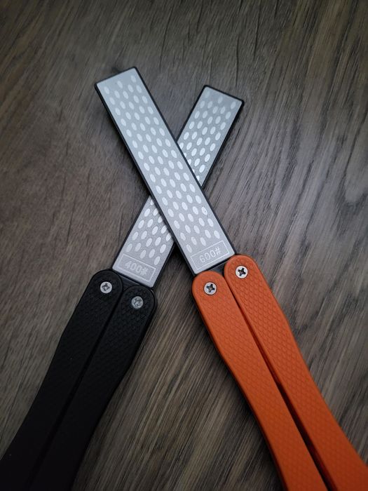 Двухсторонняя алмазная складная точилка для ножей