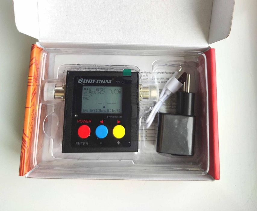SWR КСХ ватметр Surecom sw-102 125-525 МГц