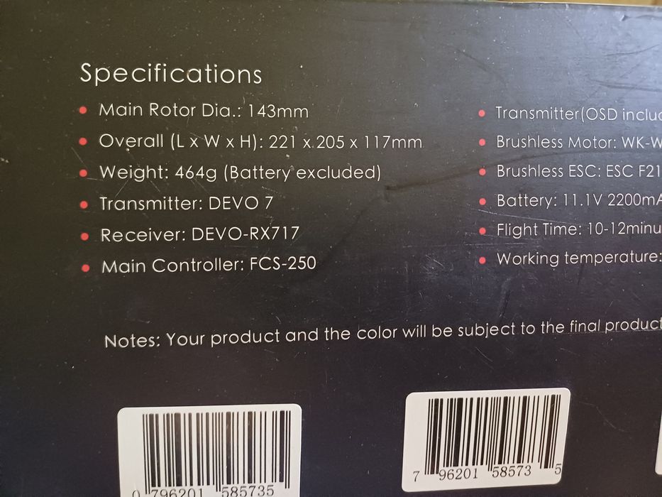 Dron Walker Runner 250 pro