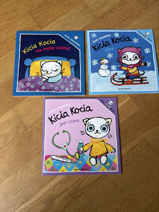 Kicia Kocia 3 książeczki + Peppa Nocowanie u Zoe