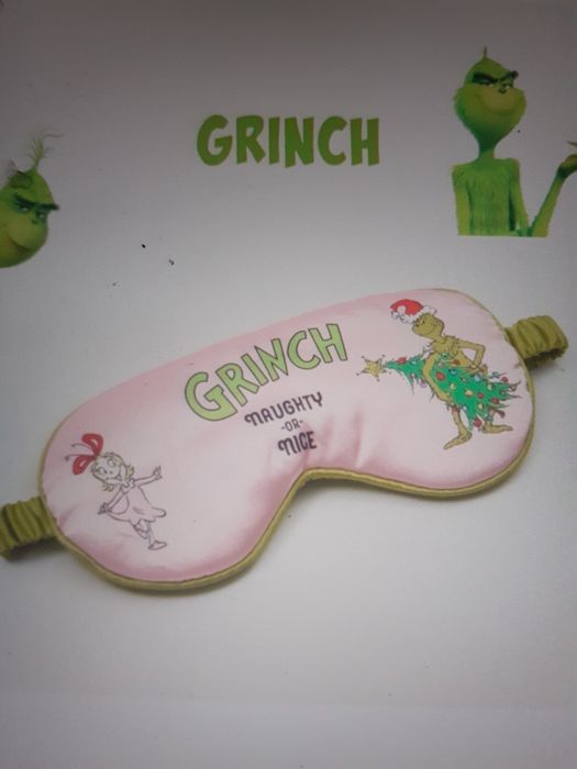 Opaska do spania grinch na oczy prezent