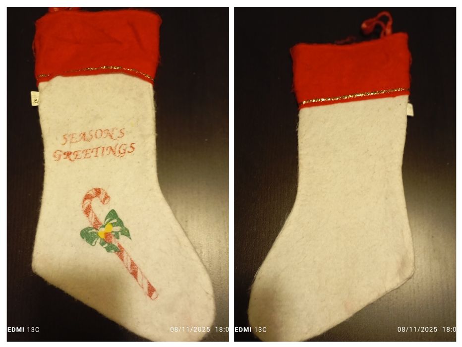 Botas de natal artesanais
