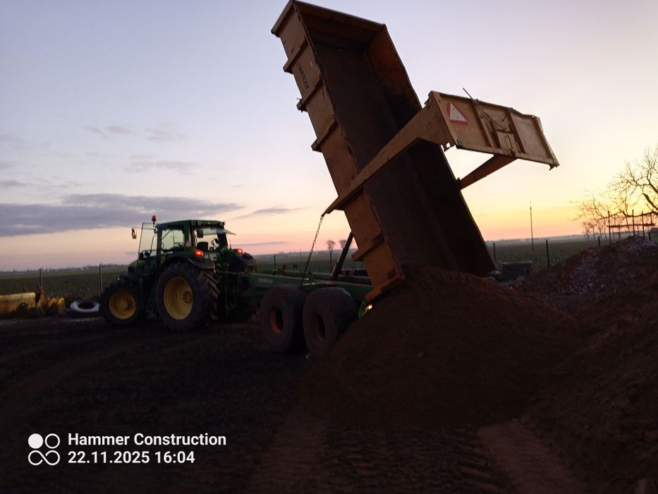 Przyczepa JOSKIN budowlana skorupowa  skrętna oś