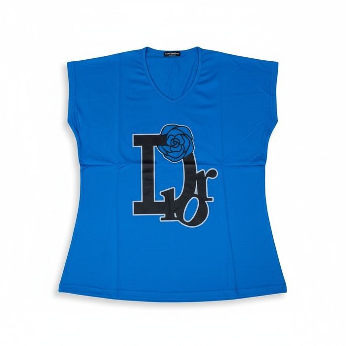 Kobaltowy t-shirt uniwersalny