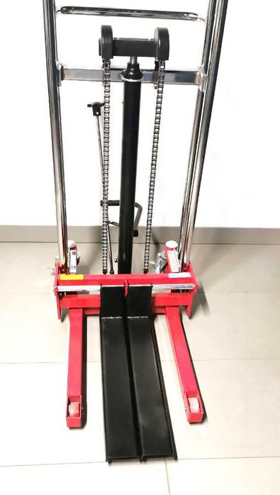 Wózek podnośnikowy z platformą udźwig 400kg, 1500mm paleciak