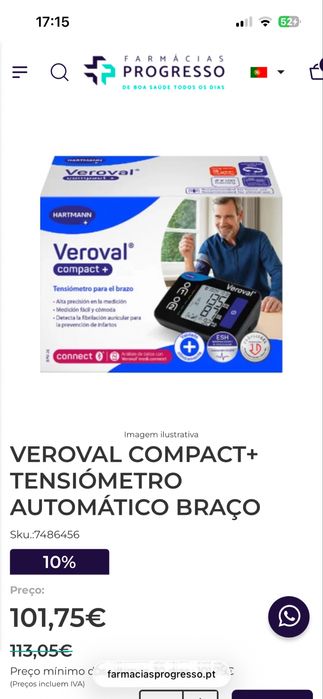 Tensiómetro automático Veroval
