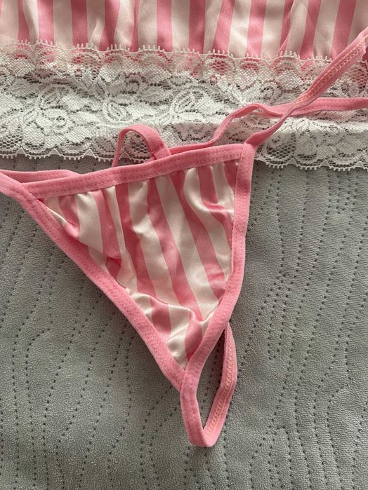 Halka koszula nocna koronka pijama XS S