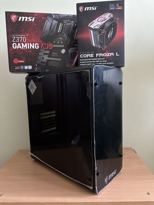 Пк , Корпус + мат. Плата z370 и i7 9700F
