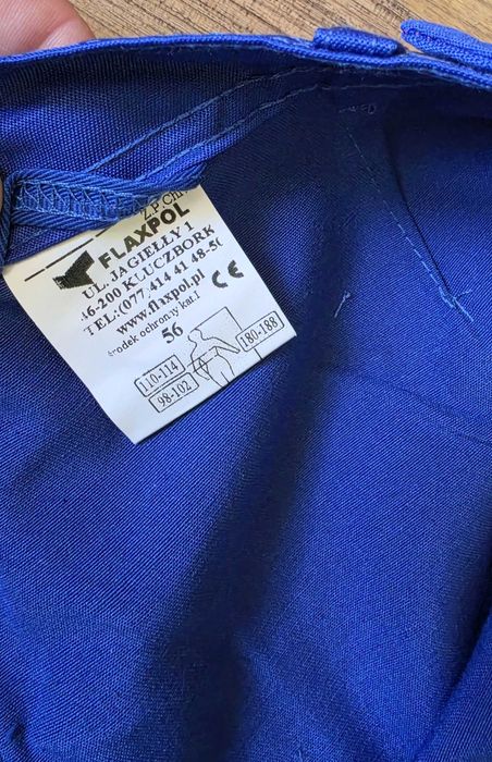 Lekkie, przyjemne ubranie robocze, spodnie i bluza, Flaxpol, idealne na wiosnę