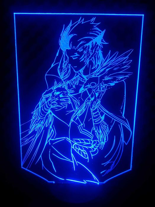 RAKAN XAYAH League of Legend lampka LED, PREZENT DLA GRACZA dedykacja