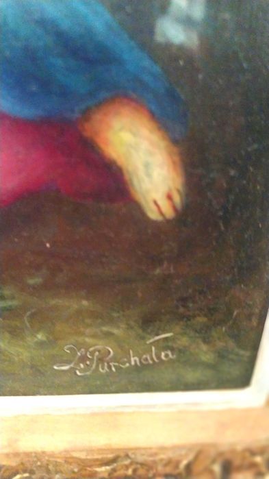 Stajenka betlejemska. Malarstwo ludowe
