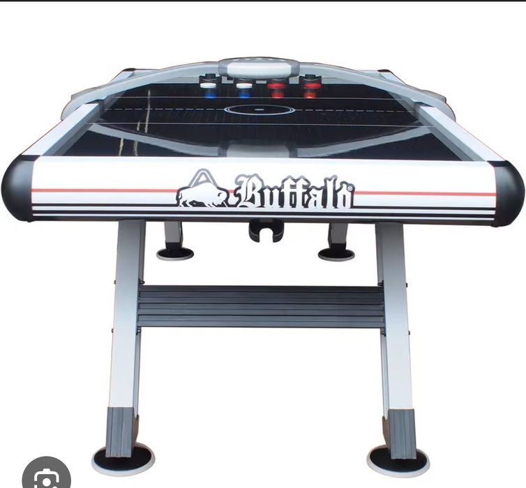A mesa de e air hockey Buffalo G como nova