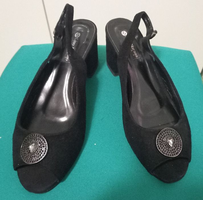 Туфлі замшеві на кублуку