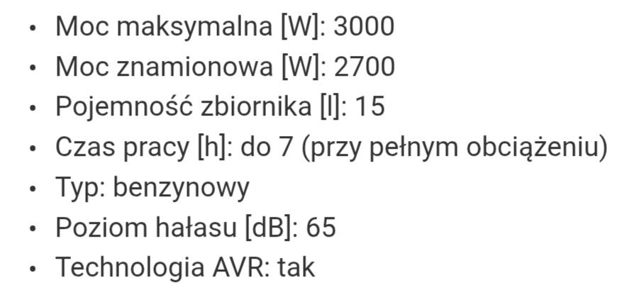 Agregat prądotwórczy