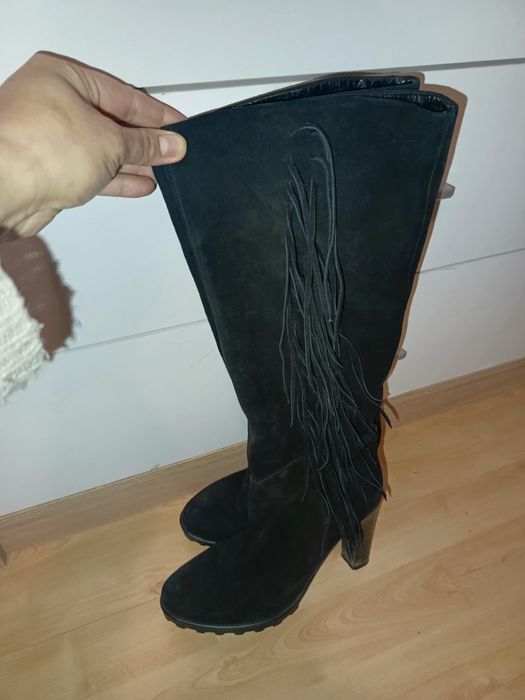 Buty zamszowe damskie