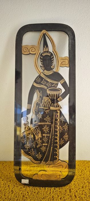 Quadros de madeira com imagens tradicionais tailandesa