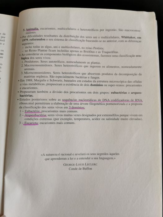 Resumo essencial de biologia e Geologia 10° e 11°