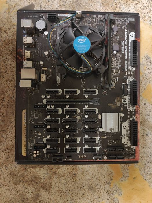 Motherboard B250 Mining Expert + RAM + processador64586227420033121