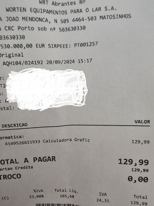 Calculadora gráfica casio fx  CG 50 como nova na caixa com garantia
