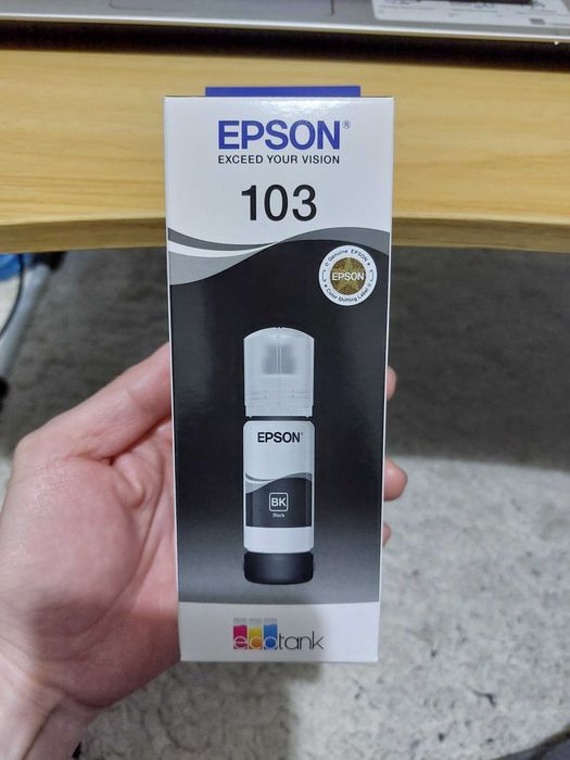 Oryginalny tusz Epson 103 czarny (Black) - Fabrycznie nowy