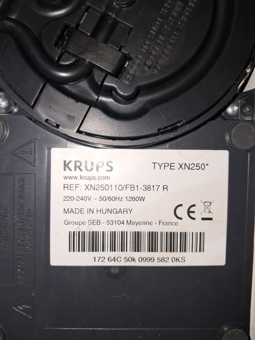 Кавомашина (кавоварка) капсульна Nespresso Krups NX250