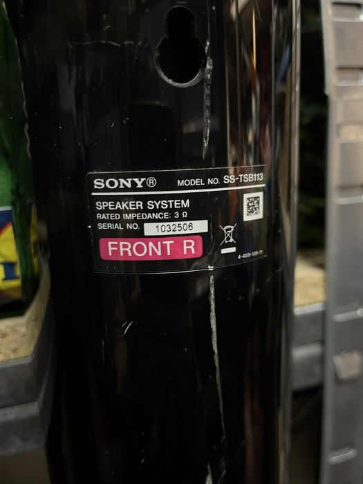 Colunas Sony SS - TSB113 e TSB114