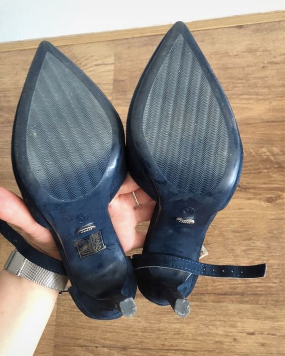 Granatowe szpilki DeeZee 37