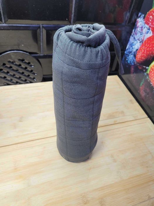 IKEA ODDHILD Pled 120x170 ciemnoszary koc narzuta - NOWY