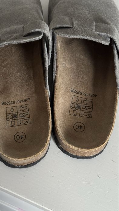 Сабо,клоги  натуральна замша,40 розмір