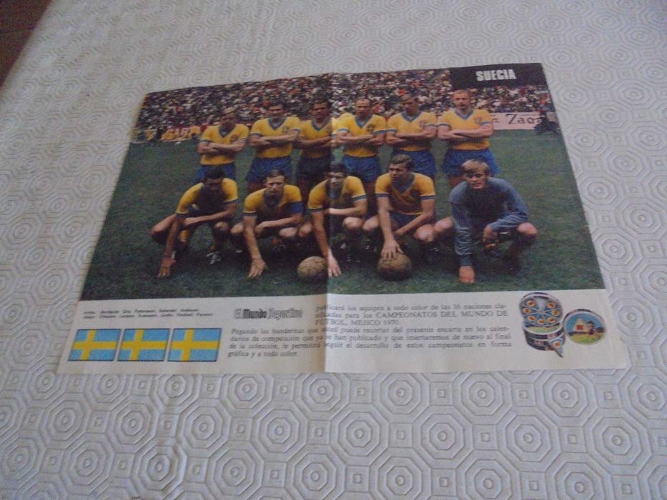 Posters (24X32) de Seleções de Futebol no Mundial do México de 1970
