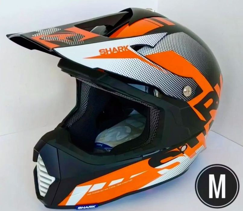 Capacete NOVO Shark Varial Anger Orange (50% DESCONTO) Tamanho M